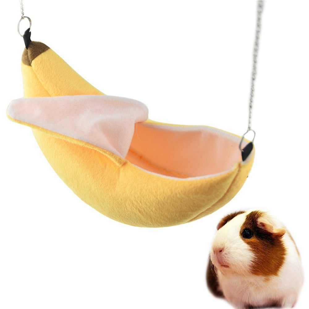 Dyr Design Kjæledyr Banan Hamster Rotte Hengekøye Bur Hus Rede Hamster Varmt Hus Liten Dyrehengekøye