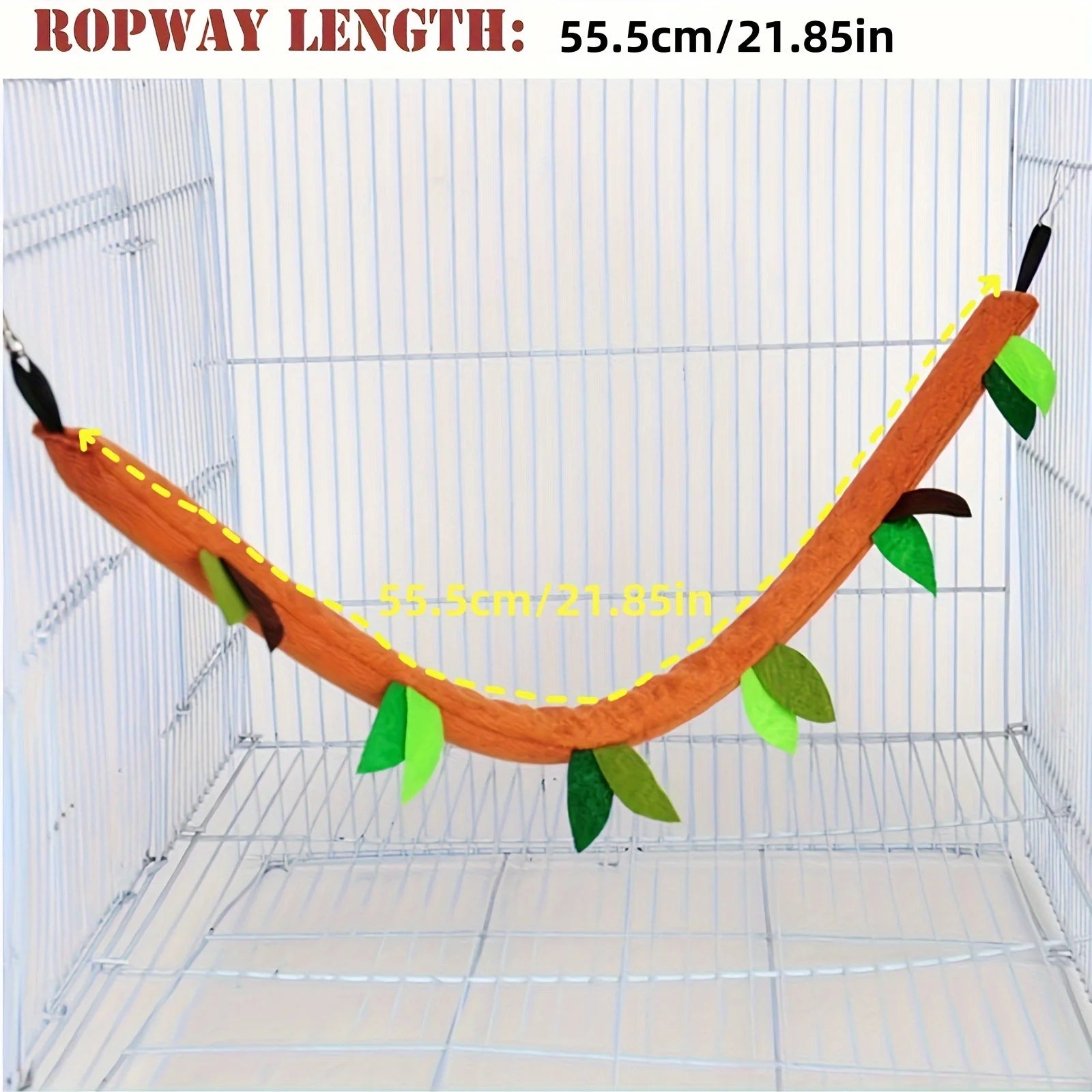 Double-layer Plush Cotton Hamster Hammock Round Swing for Small Animal